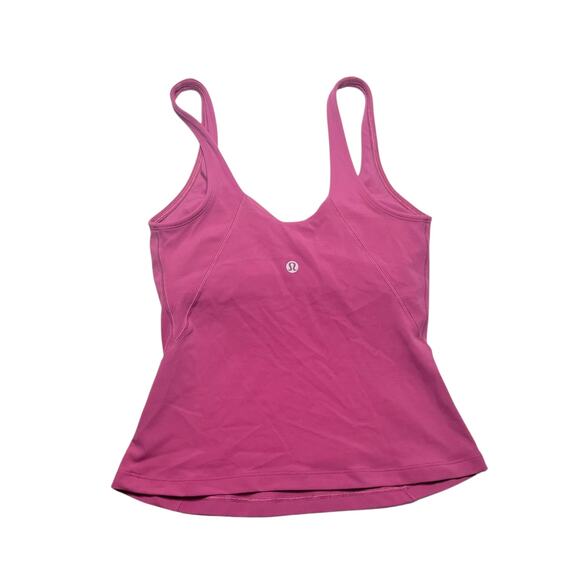 Lululemon Align Waist-Length Tank Top Pink Lychee Size 2 - Picture 2 of 3